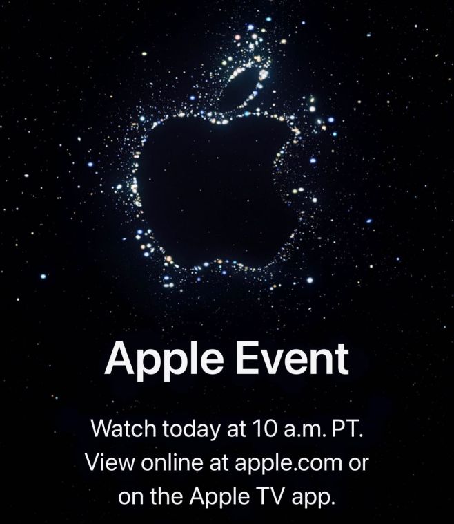 Již dnes večer se dozvíme, jak budou vypadat nové iPhony 14 a Apple Watch Series 8. Tak co, budete koukat ? 🤩🍏